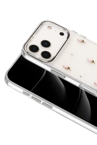 Apple iPhone 17 Pro Fiyonk Desenli Kapak - Desen 6