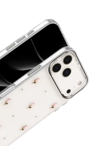 Apple iPhone 17 Pro Fiyonk Desenli Kapak - Desen 6