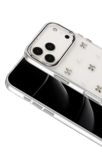 Apple iPhone 17 Pro Fiyonk Desenli Kapak - Desen 8