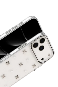 Apple iPhone 17 Pro Fiyonk Desenli Kapak - Desen 8