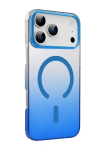 Apple iPhone 17 Pro Glossy Magsafe Kapak - Mavi