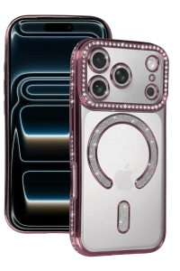 Apple iPhone 17 Pro Joke Simli Magneticsafe Kılıf - Pembe