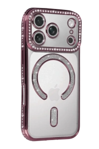 Apple iPhone 17 Pro Joke Simli Magneticsafe Kılıf - Pembe