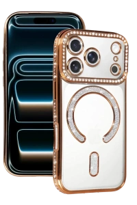 Apple iPhone 17 Pro Joke Simli Magneticsafe Kılıf - Turuncu