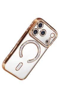 Apple iPhone 17 Pro Joke Simli Magneticsafe Kılıf - Turuncu