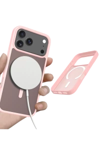 Apple iPhone 17 Pro Jota Magsafe Kapak - Pudra