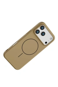 Apple iPhone 17 Pro Jully Magsafe Kapak - Çöl Titanyum