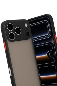 Apple iPhone 17 Pro Kılıf Montreal Silikon Kapak - Siyah