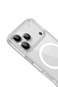 Apple iPhone 17 Pro Kılıf Pc Real Magsafe Kapak - Şeffaf