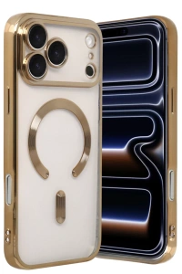 Apple iPhone 17 Pro Kross Magneticsafe Kapak - Gold