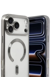 Apple iPhone 17 Pro Kross Magneticsafe Kapak - Gümüş