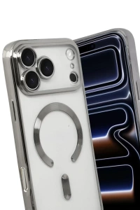 Apple iPhone 17 Pro Kross Magneticsafe Kapak - Gümüş