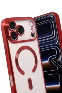 Apple iPhone 17 Pro Kross Magneticsafe Kapak - Kırmızı