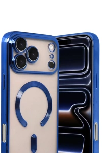 Apple iPhone 17 Pro Kross Magneticsafe Kapak - Lacivert