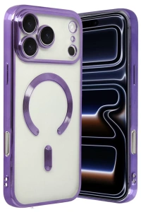 Apple iPhone 17 Pro Kross Magneticsafe Kapak - Mor