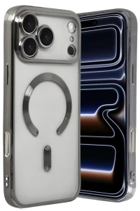 Apple iPhone 17 Pro Kross Magneticsafe Kapak - Titan Gri
