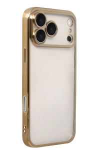 Apple iPhone 17 Pro Lensli Silikon - Gold