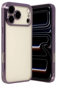 Apple iPhone 17 Pro Lensli Silikon - Mor