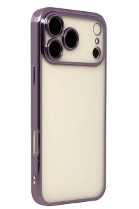 Apple iPhone 17 Pro Lensli Silikon - Mor
