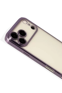 Apple iPhone 17 Pro Lensli Silikon - Mor