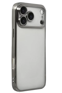 Apple iPhone 17 Pro Lensli Silikon - Titan Gri