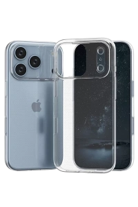Apple iPhone 17 Pro Lüx Şeffaf Silikon - Şeffaf