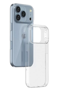 Apple iPhone 17 Pro Lüx Şeffaf Silikon - Şeffaf