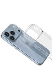 Apple iPhone 17 Pro Lüx Şeffaf Silikon - Şeffaf
