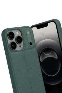 Apple iPhone 17 Pro Max Auto Focus Kapak - Koyu Yeşil