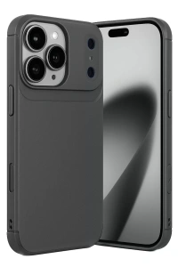 Apple iPhone 17 Pro Max Auto Focus Karbon Kapak - Gri