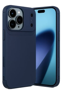 Apple iPhone 17 Pro Max Auto Focus Karbon Kapak - Lacivert