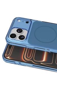Apple iPhone 17 Pro Max Bruma Magsafe Kapak - Mavi
