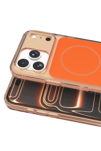 Apple iPhone 17 Pro Max Bruma Magsafe Kapak - Turuncu