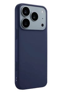 Apple iPhone 17 Pro Max First Silikon - Lacivert