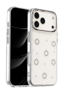 Apple iPhone 17 Pro Max Fiyonk Desenli Kapak - Desen 2