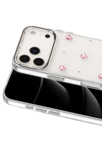 Apple iPhone 17 Pro Max Fiyonk Desenli Kapak - Desen 3