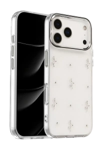 Apple iPhone 17 Pro Max Fiyonk Desenli Kapak - Desen 4