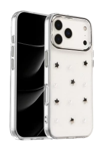 Apple iPhone 17 Pro Max Fiyonk Desenli Kapak - Desen 7