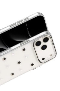 Apple iPhone 17 Pro Max Fiyonk Desenli Kapak - Desen 7