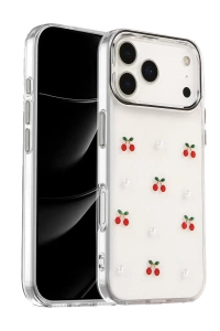 Apple iPhone 17 Pro Max Fiyonk Desenli Kapak - Desen 9