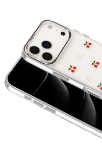 Apple iPhone 17 Pro Max Fiyonk Desenli Kapak - Desen 9