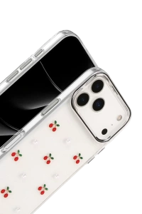 Apple iPhone 17 Pro Max Fiyonk Desenli Kapak - Desen 9