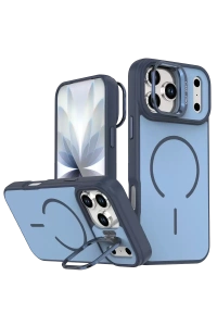 Apple iPhone 17 Pro Max Flexa Magsafe Kapak - Mavi