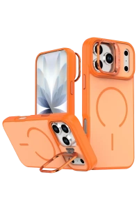 Apple iPhone 17 Pro Max Flexa Magsafe Kapak - Turuncu