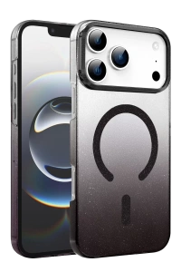 Apple iPhone 17 Pro Max Glossy Magsafe Kapak - Siyah