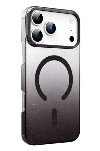 Apple iPhone 17 Pro Max Glossy Magsafe Kapak - Siyah