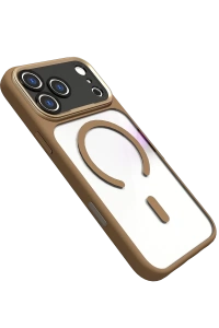 Apple iPhone 17 Pro Max Hazar Magsafe Kapak - Gold