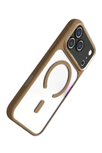 Apple iPhone 17 Pro Max Hazar Magsafe Kapak - Gold