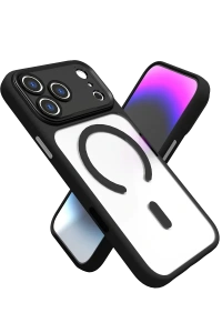Apple iPhone 17 Pro Max Hazar Magsafe Kapak - Siyah