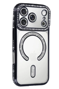 Apple iPhone 17 Pro Max Joke Simli Magneticsafe Kılıf - Siyah